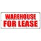 Signmission WAREHOUSE FOR LEASE BANNER SIGN a/c ac build to suit loading free rent B-96 Warehouse For Lease - alternate 1